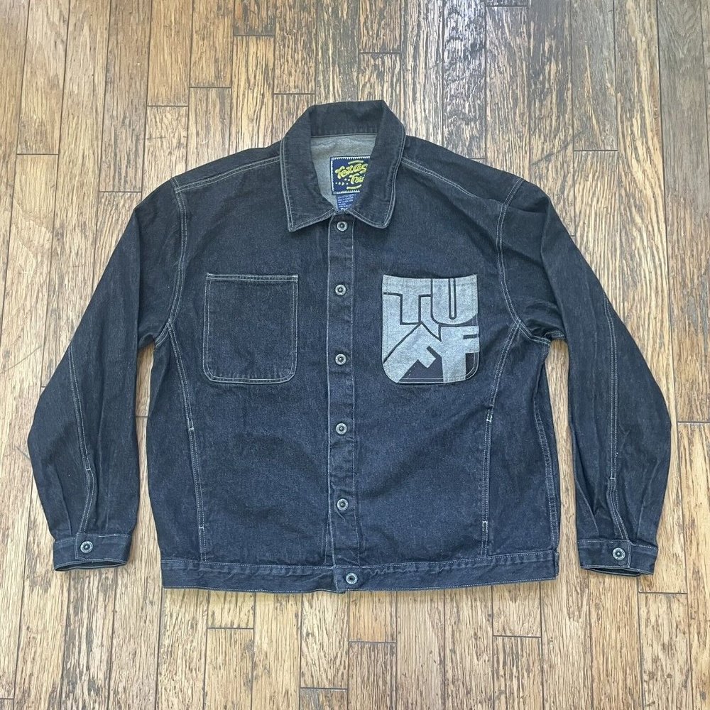 Texas Tuff Mens Button Up Jean Jacket